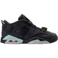 Подростковые Jordan 6 Retro Low Anthracite Mint Foam (GS)