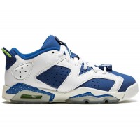 Подростковые Jordan 6 Low Ghost Green (GS)