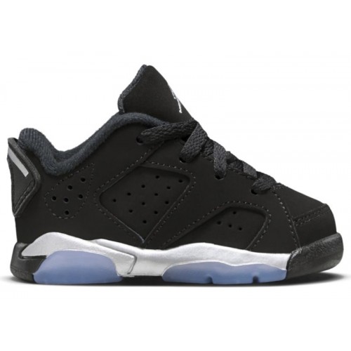 Air Jordan 6 Retro Low TD Black - детская сетка размеров