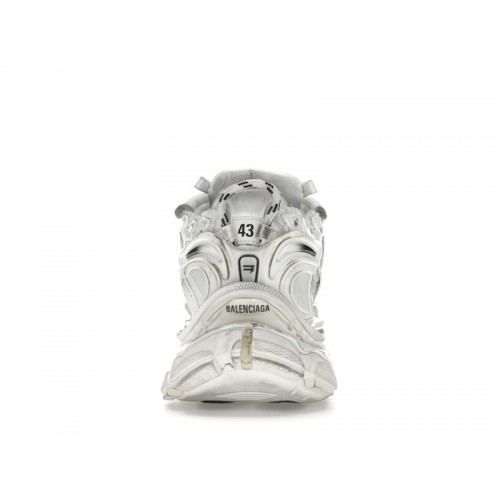Кроссы Balenciaga Runner White Black Gradient - мужская сетка размеров