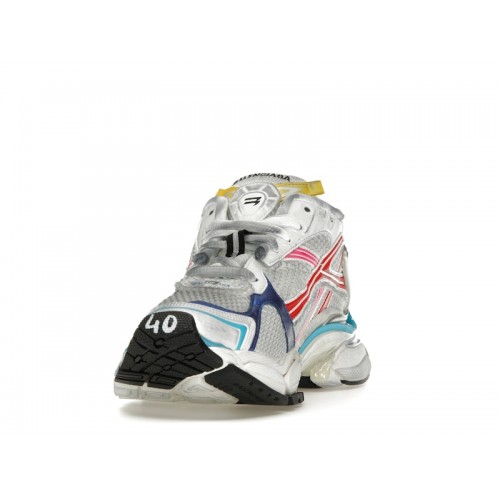 Кроссы Balenciaga Runner White Multicolor - мужская сетка размеров