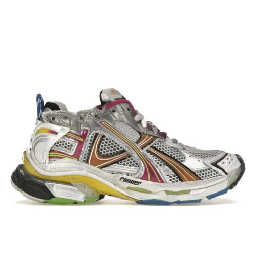 Кроссы Balenciaga Runner Multicolor - мужская сетка размеров