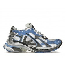 Кроссовки Balenciaga Runner Blue White Grey