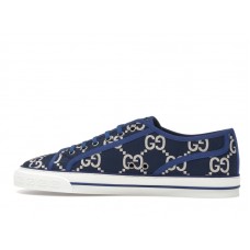 Gucci Tennis 1977 Low GG Monogram Blue