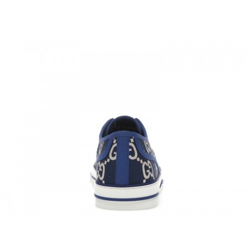 Gucci Tennis 1977 Low GG Monogram Blue - мужская сетка размеров Gucci Tennis 1977 Low GG Monogram Blue - мужская сетка размеров