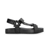 Женские Bottega Veneta Trip Slingback Sandals Black Leather (W)