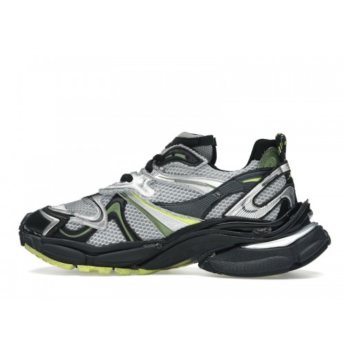 Balenciaga Runner 2.0 Worn-Out Silver Neon Yellow - мужская сетка размеров