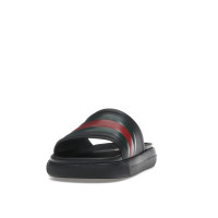 Gucci Web Slide Sandal Black Green Red