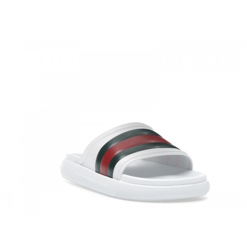Gucci Web Slide Sandal White Green Red - мужская сетка размеров