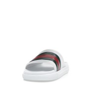 Gucci Web Slide Sandal White Green Red
