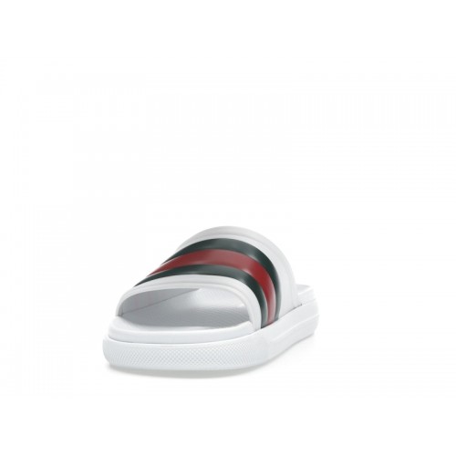 Gucci Web Slide Sandal White Green Red - мужская сетка размеров