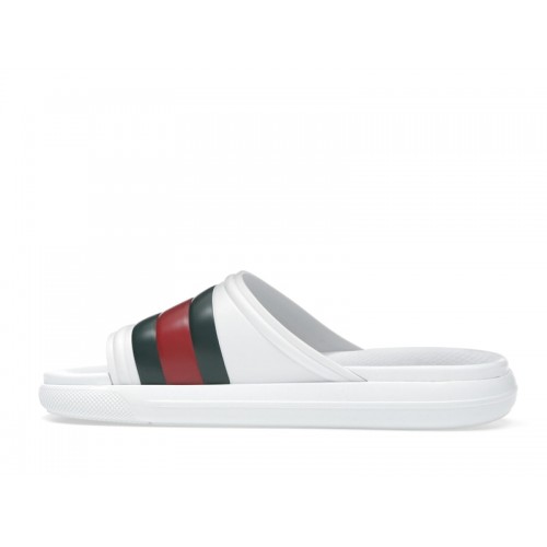 Gucci Web Slide Sandal White Green Red - мужская сетка размеров