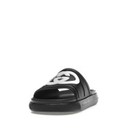 Gucci Interlocking G Slide Black White