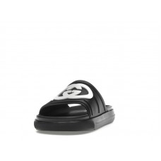 Gucci Interlocking G Slide Black White