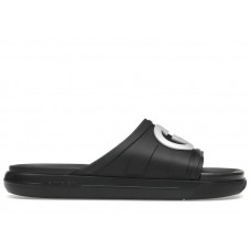 Gucci Interlocking G Slide Black White