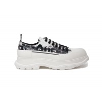 Кроссовки Alexander McQueen Tread Slick Low Lace Up Graffiti Black White