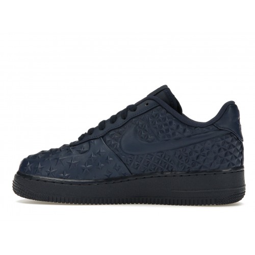 Кроссы Nike Air Force 1 Low Independence Day Navy - мужская сетка размеров