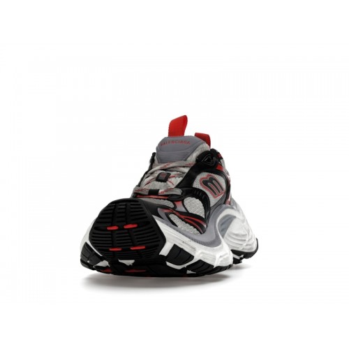 Balenciaga 10XL Worn-Out Grey White Red - мужская сетка размеров