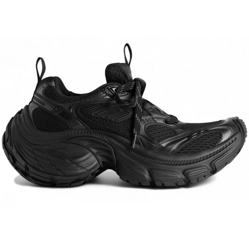 Balenciaga 10XL Triple Black - мужская сетка размеров