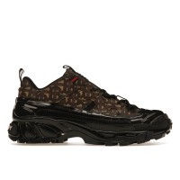 Кроссовки Burberry Arthur Monogram Print Black Bridle Brown