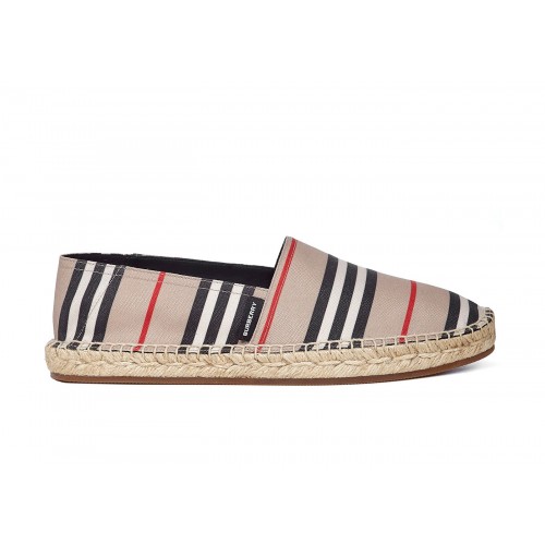 Кроссы Burberry Espadrillas Archive Beige - мужская сетка размеров