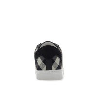 Кроссовки Burberry Leather Suede and House Check Sneakers Black Archive Beige White