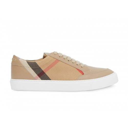 Кроссы Burberry House Check Sneakers Archive Beige Beige (W) - женская сетка размеров
