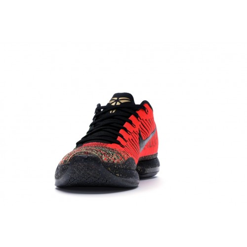 Кроссы Nike Kobe 10 Elite Christmas - мужская сетка размеров