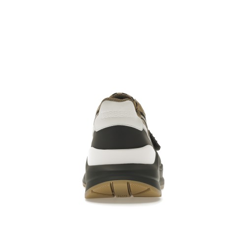 Кроссы Burberry Ramsey Vintage Check Suede Leather Sneakers Grey Archive Beige - мужская сетка размеров