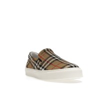 Кроссовки Burberry Slip On Check Print