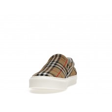 Кроссовки Burberry Slip On Check Print