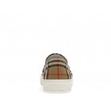 Кроссовки Burberry Slip On Check Print
