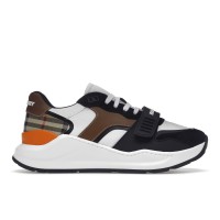 Кроссовки Burberry Regis Black Archive Beige Brown White