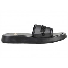 Женские Burberry Embroidered Logo Slide Black (W)