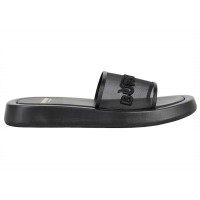Женские Burberry Embroidered Logo Slide Black (W)