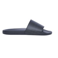 Шлепки Burberry Embossed Logo Slides Dark Blue