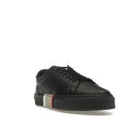 Burberry Icon Stripe Black Leather