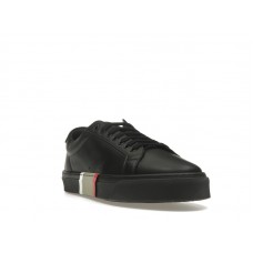 Burberry Icon Stripe Black Leather
