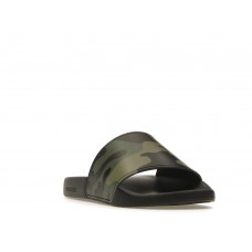 Шлепки Burberry Embossed Logo Slides Mangrove Green