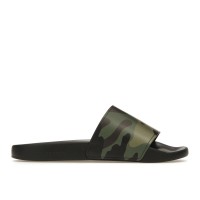 Шлепки Burberry Embossed Logo Slides Mangrove Green