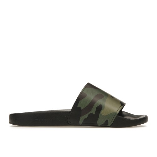 Кроссы Burberry Embossed Logo Slides Mangrove Green - мужская сетка размеров
