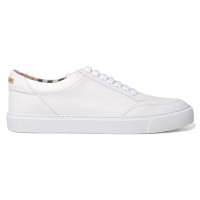 Женские Burberry Logo Detail Low-top Sneaker White Beige (W)