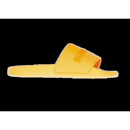 Кроссы Burberry Embossed Logo Slides Yellow - мужская сетка размеров