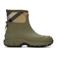 Женские Burberry House Check Rain Boot Khaki Archive Beige (W)