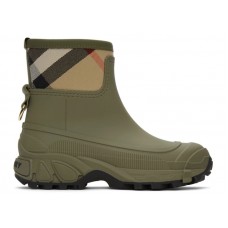 Женские Burberry House Check Rain Boot Khaki Archive Beige (W)
