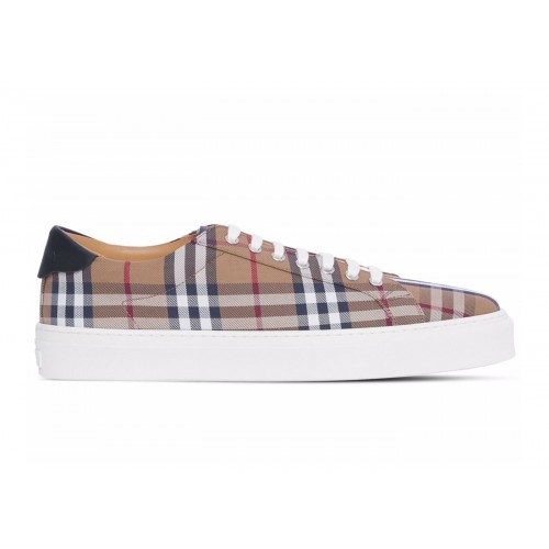 Кроссы Burberry Rangleton Check Birch Brown - мужская сетка размеров
