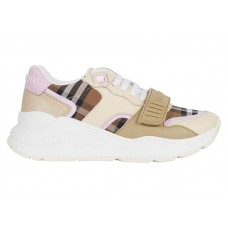 Женские Burberry Ramsey Vintage Check Sneaker Beige Taupe Brown (W)