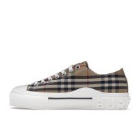 Кроссовки Burberry Vintage Check Cotton Sneakers Archive Beige White