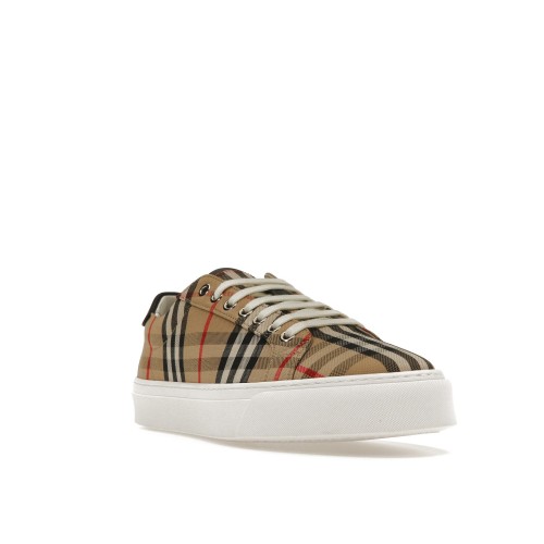 Кроссы Burberry Rangleton Check Archive Beige Check - мужская сетка размеров