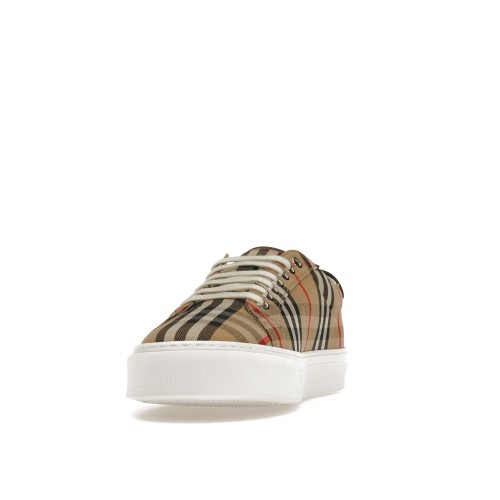Кроссы Burberry Rangleton Check Archive Beige Check - мужская сетка размеров